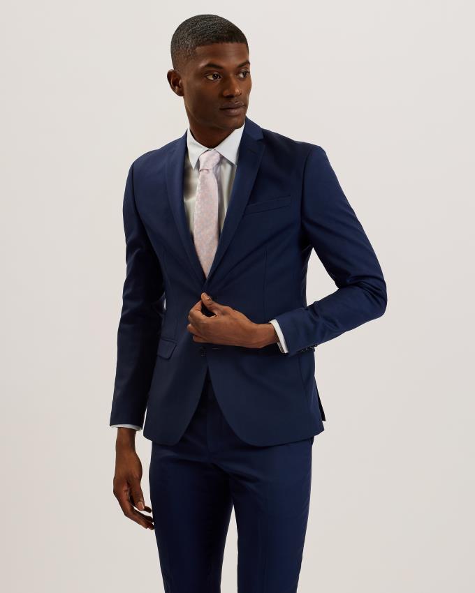 Veste Ted Baker Skinny Navy Twill Suit Bleu Marine Homme | ZCS-62386484